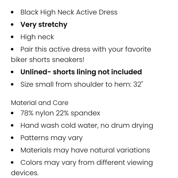 Pink Lily Keep Going Black High Neck Active Dress - Picture 9 of 10